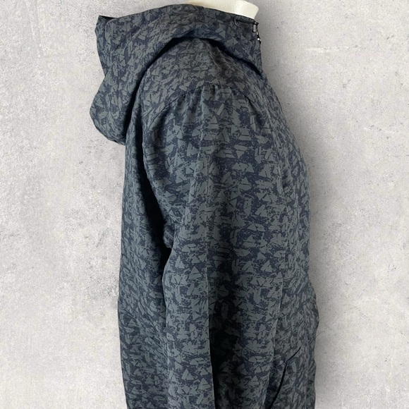 Duluth Trading Jacket Women’s 2XL Grabreaker Hooded Nylon Rain Blue UPF 50+ T107 - Picture 7 of 14